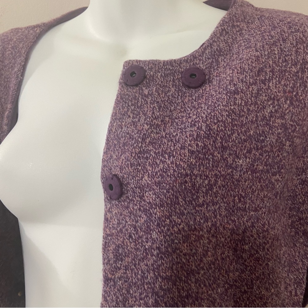 Anthropologie Moth Adler Applique Corsage Flower Crop Vest Shrug Wrap - Picture 2 of 11